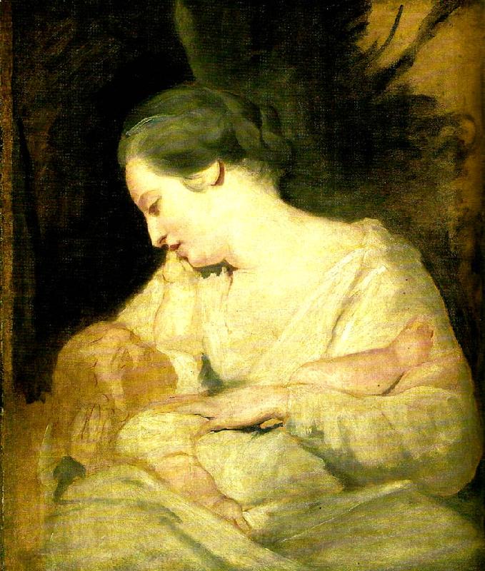 Sir Joshua Reynolds mrs richard hoare and child Norge oil painting art